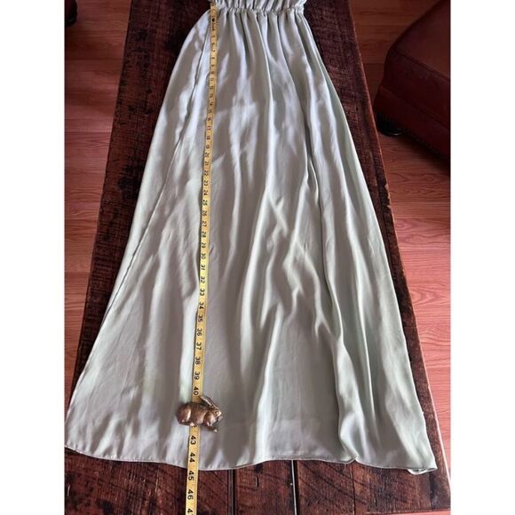Show me Your Mumu Lined Sliver sage Kendall Maxi Size Small - Picture 7 of 13